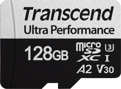 TRANSCEND  microSDXC 340S 128GB Class 10 UHS-I U3 A2
