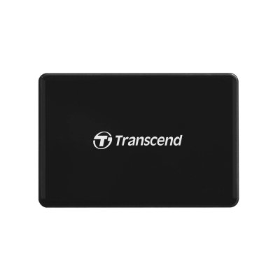 TRANSCEND  RDF8 lecteur de carte m&eacute;moire Micro-USB Noir