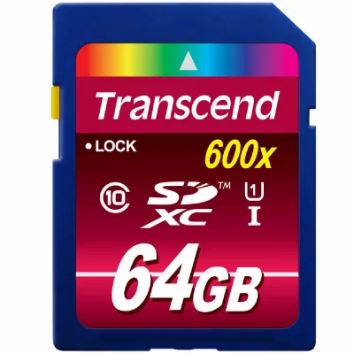 TRANSCEND  secure digital sdxc uhs-i 64 gb TS64GSDXC10U1