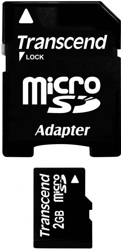 TRANSCEND  TS2GUSD m&eacute;moire flash 2 Go MicroSD NAND, Carte m&eacute;moire