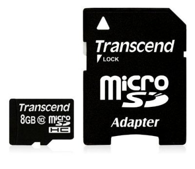 TRANSCEND  ts8gusdhc10 m&eacute;moire flash 8 go microsdhc nand classe 10