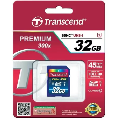 TRANSCEND  UHS1 CL10 SD 300X 32GB SDHC