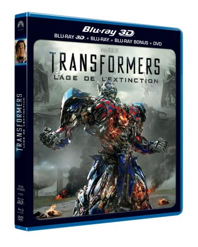 Transformers 4 : l'&acirc;ge de l'extinction Combo Blu-Ray 3D / Blu-Ray / DVD