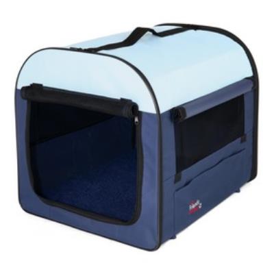 TRIXIE Transporteur D&eacute;tachable Bleu Fonc&eacute; et Bleu Clair 32x32x47 cm 