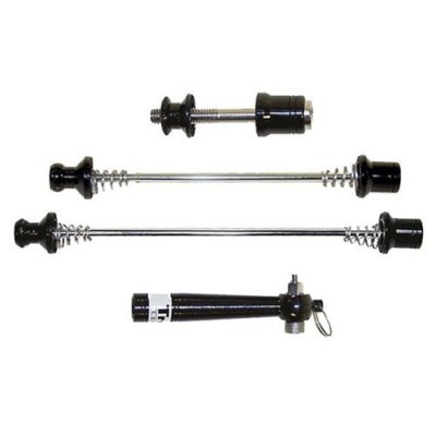 GENERIQUE Tranzx Quick Release Set Noir,Argent&eacute; 9 x 100 / 10 x 130/135 mm