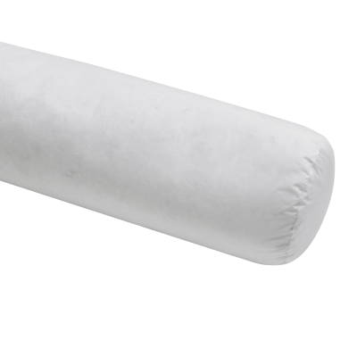 CAMIF Traversin moelleux en duvet et percale bio Cl&eacute;o -Largeur 160 cm-