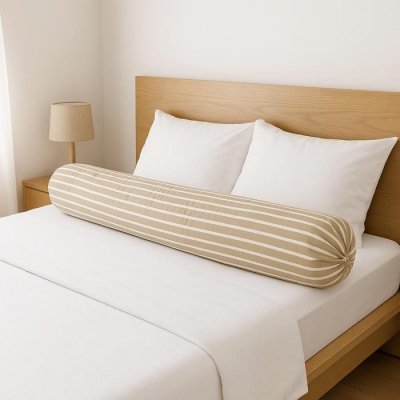 MORTREUX Traversin moelleux Grand-m&egrave;re - pour lit de 2 personnes 140 cm - 336