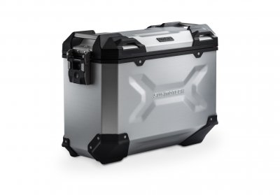 SW MOTECH Trax ADV M SW-MOTECH Side Case. Aluminum. 37 L. Left. Silver