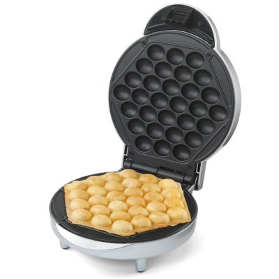 Trebs Gaufrier &agrave; bulles 800 W Argent&eacute;