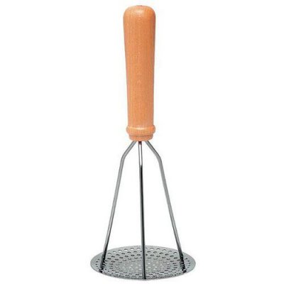 H. BELIGNE & FILS TREND'UP Roger ORFEVRE - Presse-Pur&eacute;e Manuel Pilon INOX et Bois*