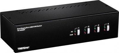 TRENDNET  4-Port Display Port KVM Switch Dual Monitor