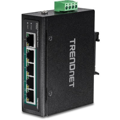 TRENDNET  5-Port Industrial GIGABIT POE+ DIN-Rail Switch Taille Unique