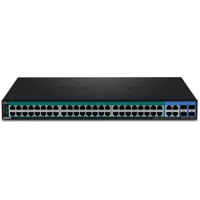 TRENDNET  52 Port Gigabit Web Smart Power Over Ethernet+ Switch Noir