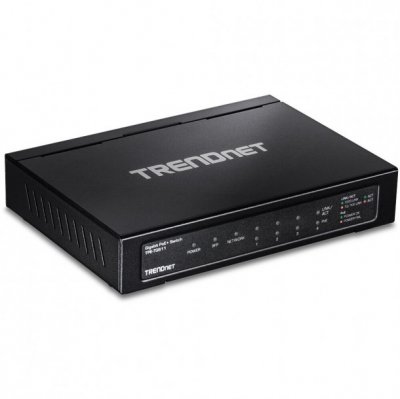 TRENDNET  6 Port Gigabit Power Over Ethernet+ Switch Noir