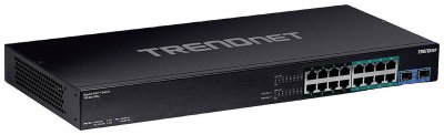 TRENDNET  Tpe-bg182g 18 Port Switch 440w Argent&eacute;
