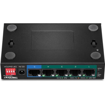 TRENDNET  TPE-TG51G - Switch 5 ports PoE+ Gigabit - longue port&eacute;e