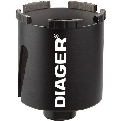 DIAGER Tr&eacute;pan diamant &agrave; sec D. 82 x Lu. 66 mm - 431D82 - 