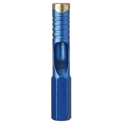 DIAGER Tr&eacute;pan Diamant blue-ceram &oslash; 10 mm L30x65 mm 