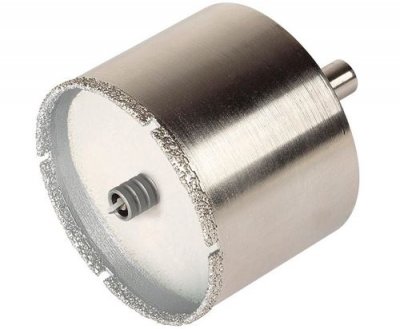 WOLFCRAFT Tr&eacute;pan diamant Ceramic  5924000 &Oslash;25 mm queue &Oslash;10 mm