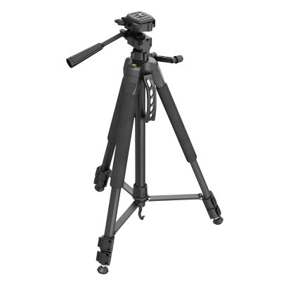 AVIZAR Tr&eacute;pied Avec Support Smartphone Et Cam&eacute;ra Rotatif &Agrave; 360&deg; Noir
