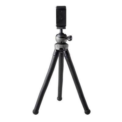 CELLY Tr&eacute;pied flexible  CLICKFEXTRI pour smartphone jusqu'&agrave; 6,2