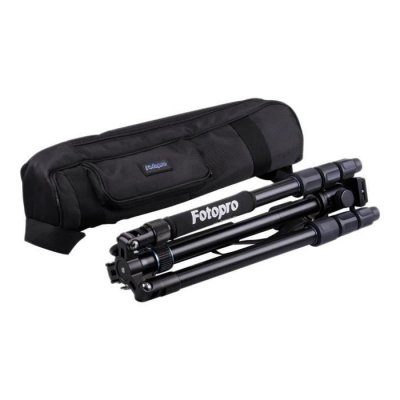 ROLLEI Tr&eacute;pied Fotopro MGA-684 - Noir - 4 sections - Hauteur max 162cm - Charge max 12kg