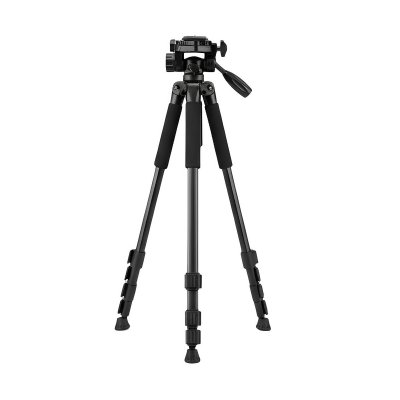 AVIZAR Tr&eacute;pied Multifonction  160cm Rotatif Support Smartphone Noir
