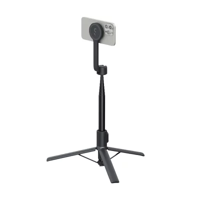 SHIFTCAM Tr&eacute;pied SnapStand Max 180 cm pour Smartphone MagSafe Qi2 avec Bluetooth Noir