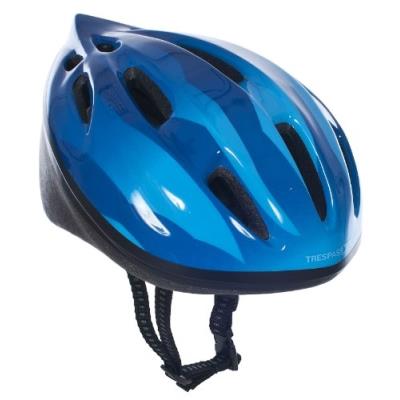 TRESPASS  Cranky Casque de v&eacute;lo Mixte Enfant, Bleu Fonc&eacute;, Taille 44-48