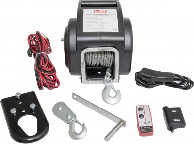 HP Treuil &agrave; moteur sans fil 6,8T 12 V  Autozubeh&ouml;r