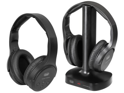 TREVI  FRS 1580 TW &Eacute;couteurs Avec fil &sans fil Arceau TV Noir - Neuf