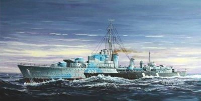 TRUMPETER Tribal-class Destroyer Hmcs Huron (g24) 1944- 