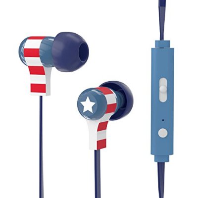 CAPTAIN AMERICA Tribe ecouteurs micro captainamerica EPW11601