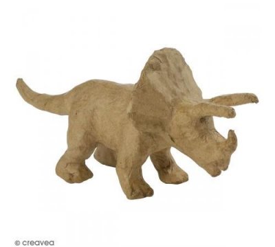  Tric&eacute;ratops &agrave; d&eacute;corer - 20 x 6,5 x 10 cm - D&eacute;copatch - couleur variant