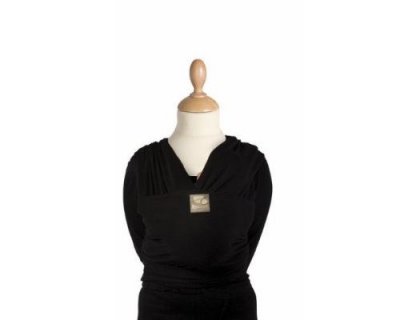 BABYLONIA Tricot-slen &eacute;charpe porte-b&eacute;b&eacute; bio noir bddts 1 934