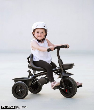 HYPERMOTION Tricycle evolutif enfant roues larges