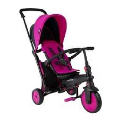 NO NAME Tricycle evolutif pliable str3 rose