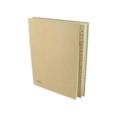EXTENDOS Trieur alphab&eacute;tique kraft recycl&eacute;  24 compartiments A4