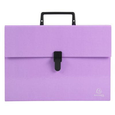 EXACOMPTA Trieur familial Aquarel mauve 18 compartiments