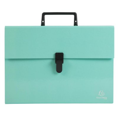EXACOMPTA Trieur familial Aquarel vert 18 compartiments