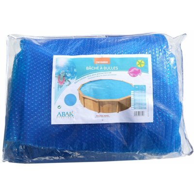 TRIGANO  - B&acirc;che &agrave; bulles ronde pour piscine &oslash; 4,6 m int&eacute;rieur - Bleu