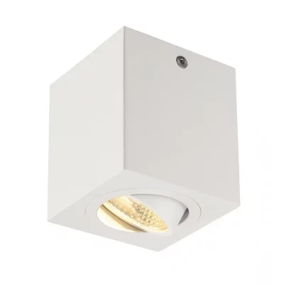 SLV Triledo carre cl plafonnier, blanc, 6,2w, 38&deg;, 3000k