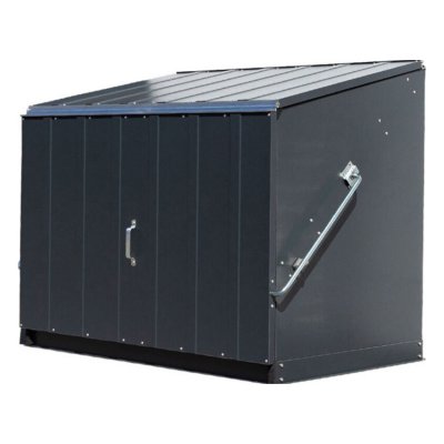 TRIMETALS  Bo&icirc;te &agrave; outils en m&eacute;tal Stowaway Anthracite 88x136x112 cm