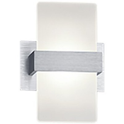 TRIO  Leuchten 274670105 Wandleuchte, Aluminium, Silber, Wei&szlig;