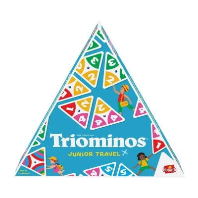 GOLIATH Triominos Junior Travel '24 - Jeu de soci&eacute;t&eacute; -  