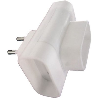 ZENITECH Triplite lat&eacute;rale  3 prises 6A - Blanc