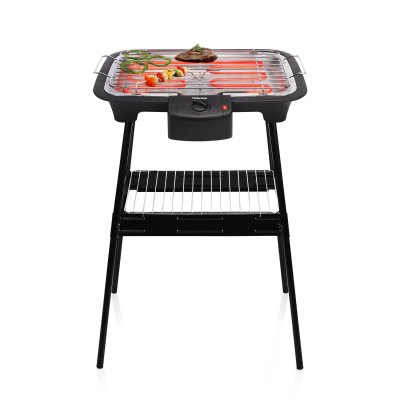 TRISTAR  Barbecue &eacute;lectrique sur pieds surface de cuisson 38x22cm