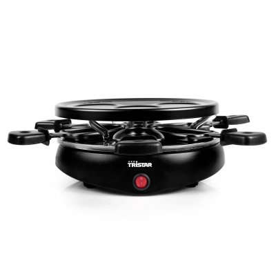 TRISTAR  Grill &agrave; raclette pour 6 personnes 800 W 29 cm Noir 