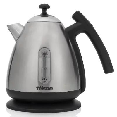 TRISTAR  WK-3403 - Bouilloire - 1.7 litres - 2.2 kWatt - argent