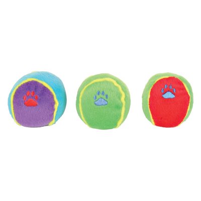 TRIXIE  24 Balles De Tennis En Peluche, Assorti Sonido